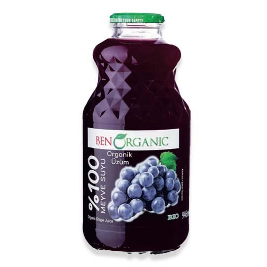 Ben Organic Grape Juice 946ml