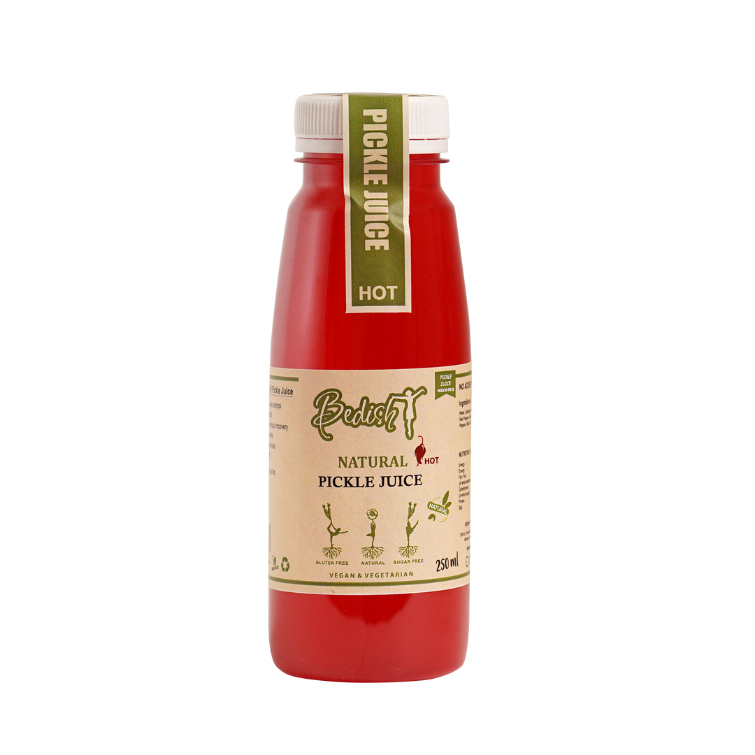Bedish Vegan & Natural, Gluten Free Pickle Juice 250ML Hot